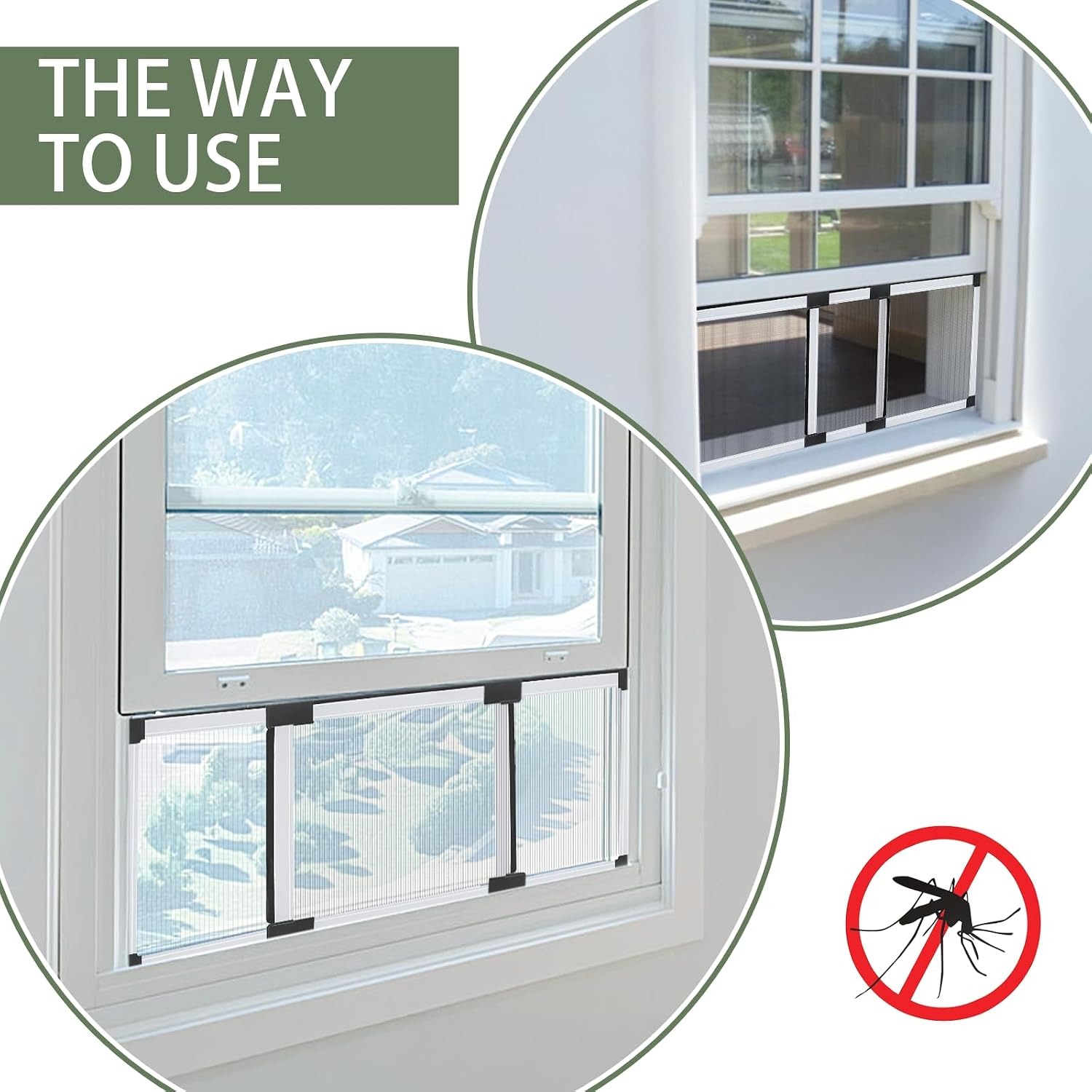 Adjustable Window Screen Small 10 Inch (2 Pack): image 6