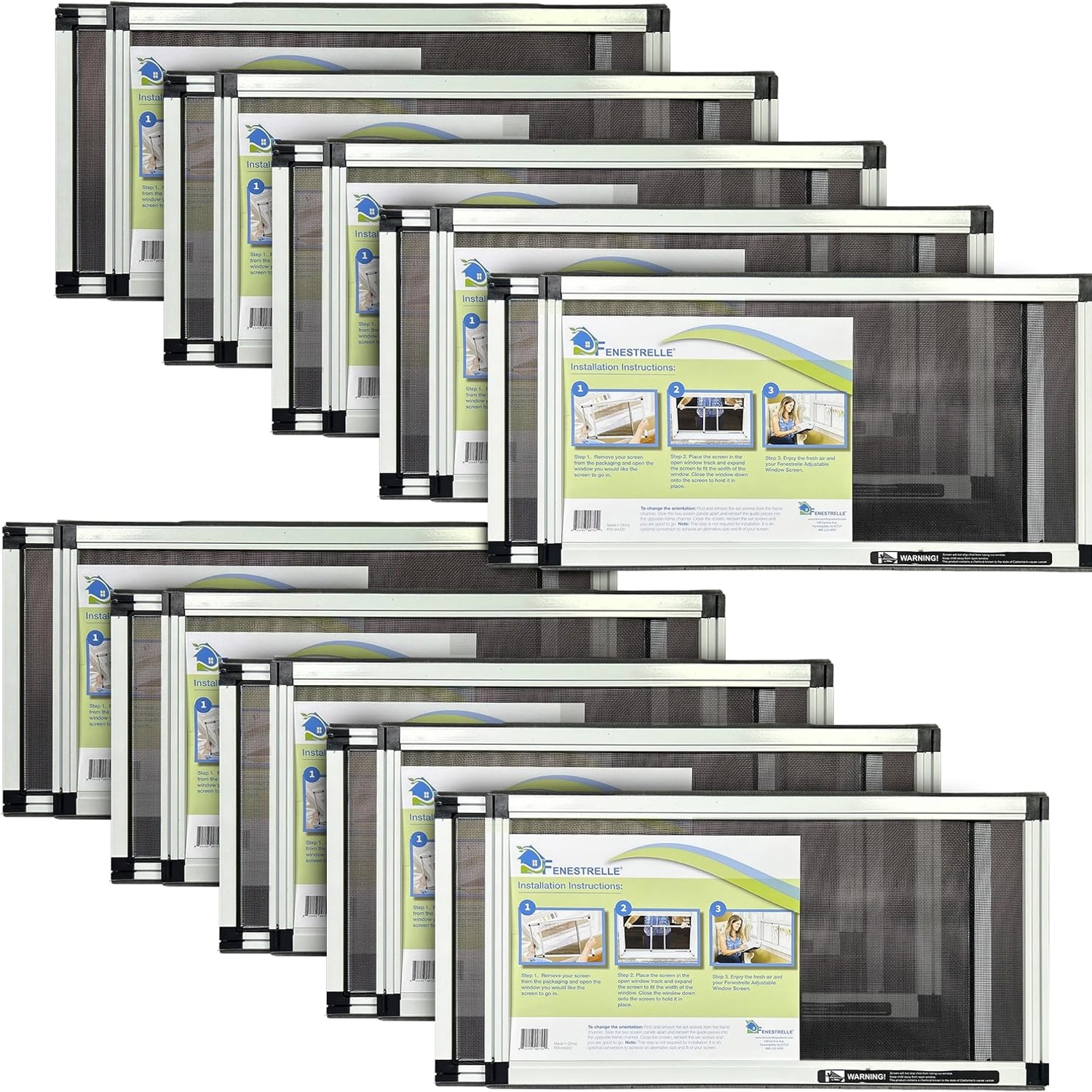 Expandable Window Screen 10 Inch, 2 Pack: image 10