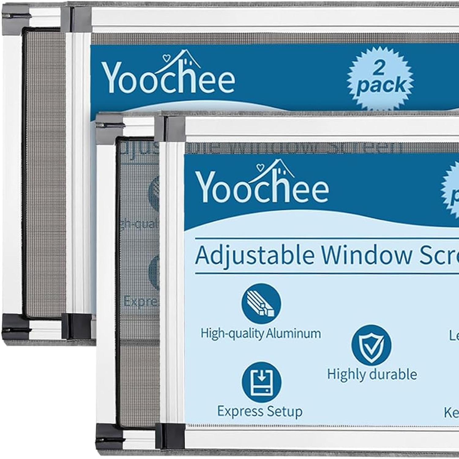 Expandable Window Screen Medium 2 Pack: image 2
