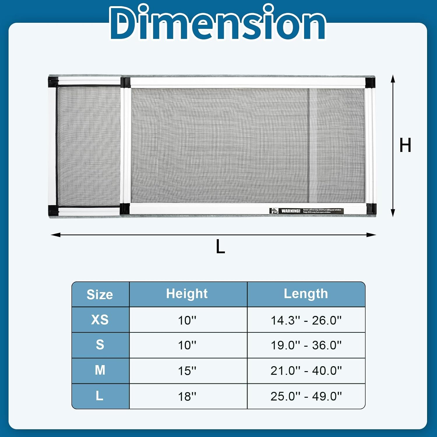 Expandable Window Screen Medium 2 Pack: image 6