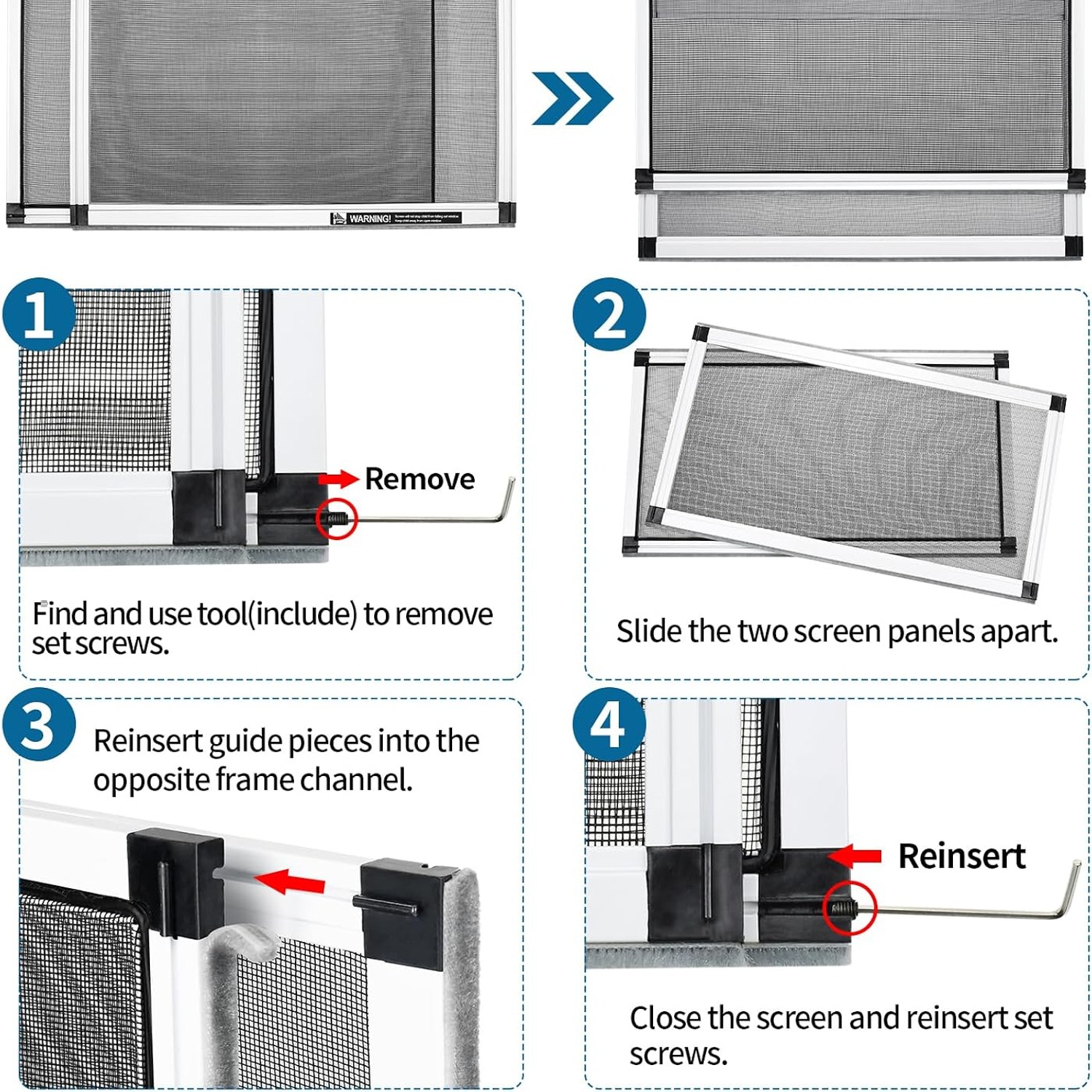 Expandable Window Screen Medium 2 Pack: image 8