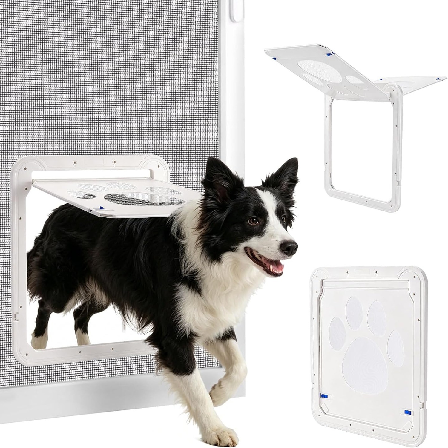 Ownpets Dog Screen Door 12 x 14 with Magnetic Flap: image 2