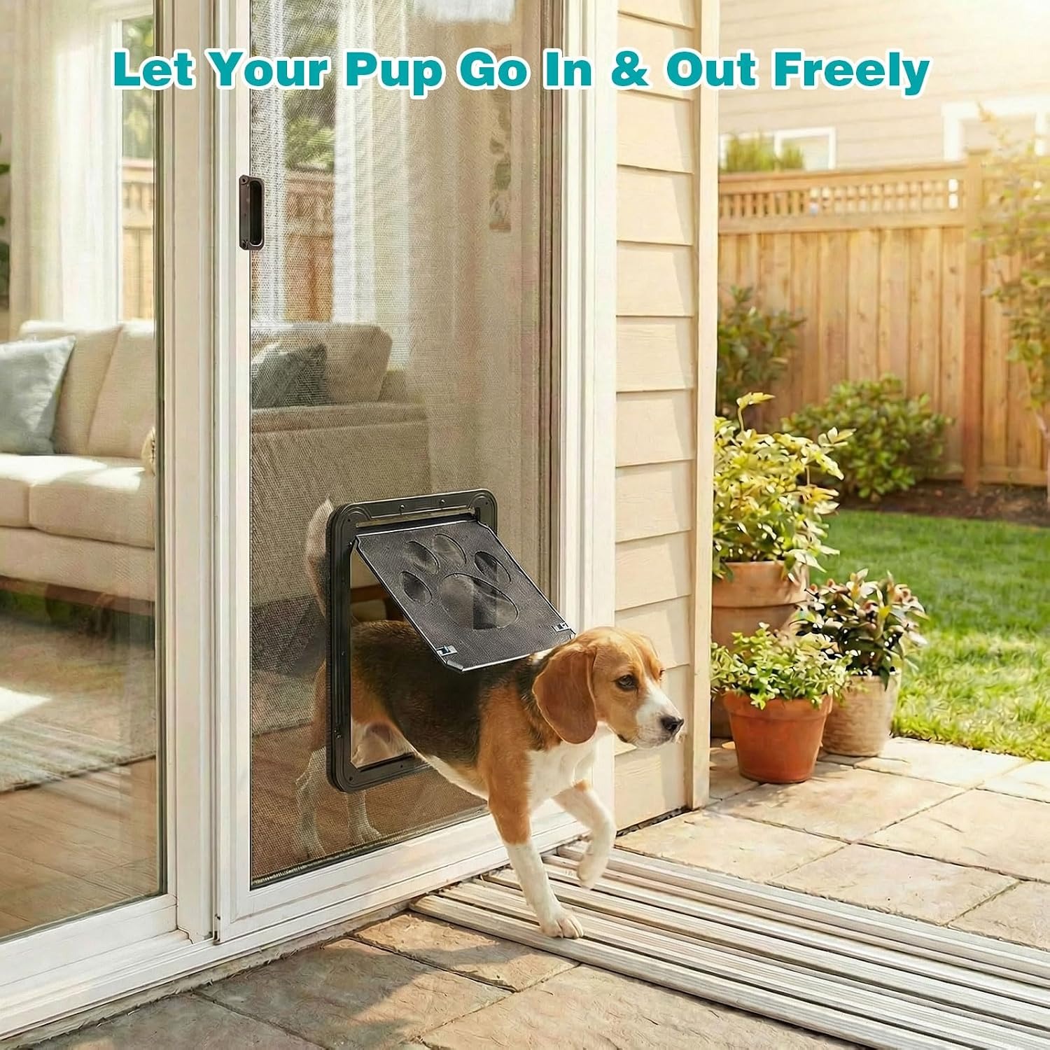 Ownpets Dog Screen Door 12 x 14 with Magnetic Flap: image 8