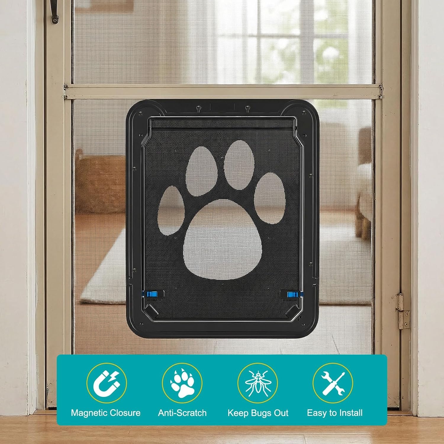 Ownpets Dog Screen Door 12 x 14 with Magnetic Flap: image 10