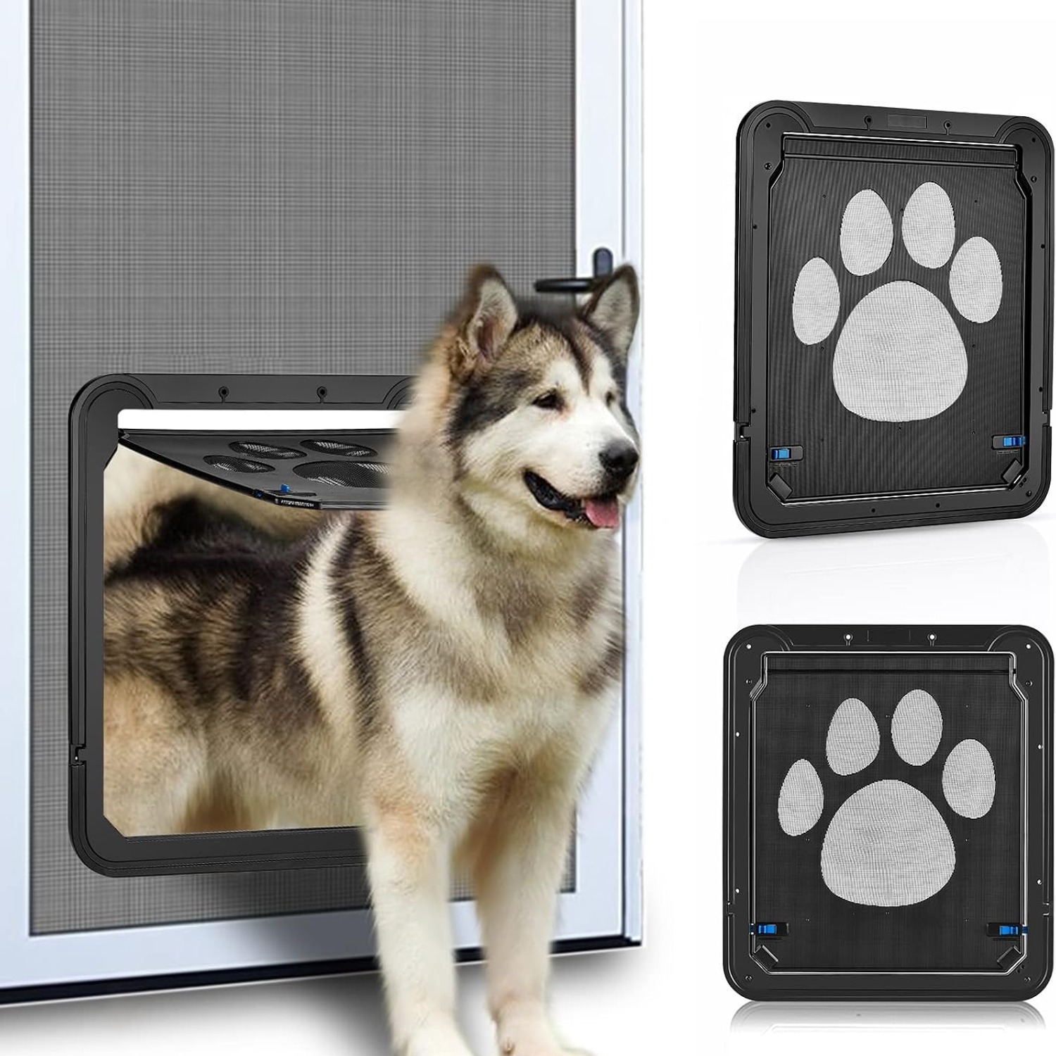 Ownpets Dog Screen Door 12 x 14 with Magnetic Flap