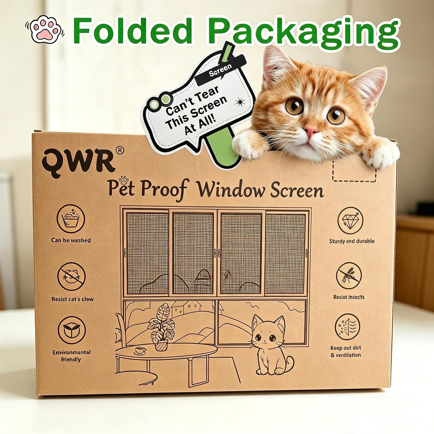 Pet Proof Screen Mesh 39 x 118 Inch Replacement Roll: image 3
