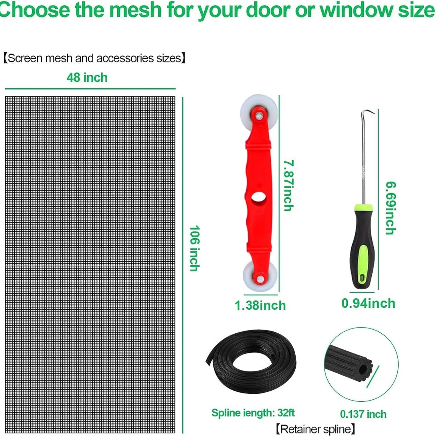 Pet Proof Screen Mesh 39 x 118 Inch Replacement Roll: image 4