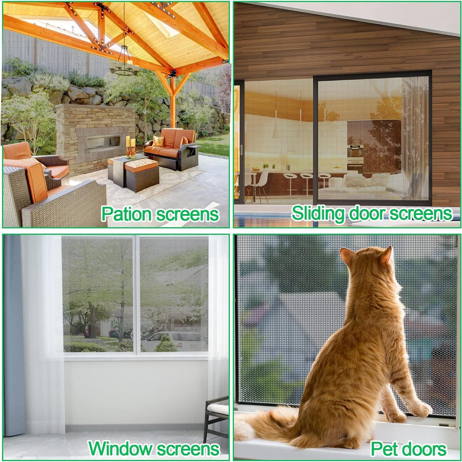 Pet Proof Screen Mesh 39 x 118 Inch Replacement Roll: image 9