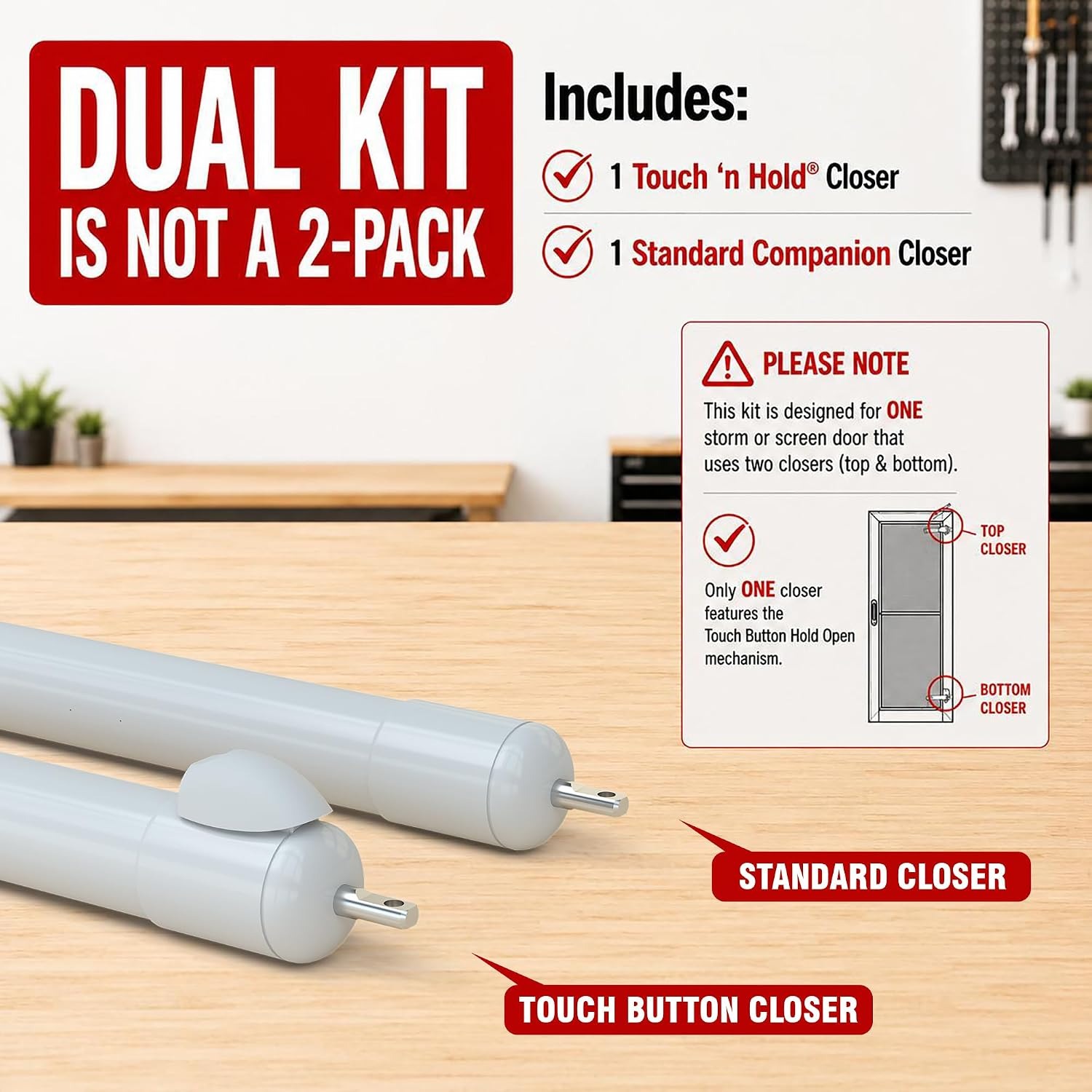 Dual Door Closer Heavy Duty Kit: image 2