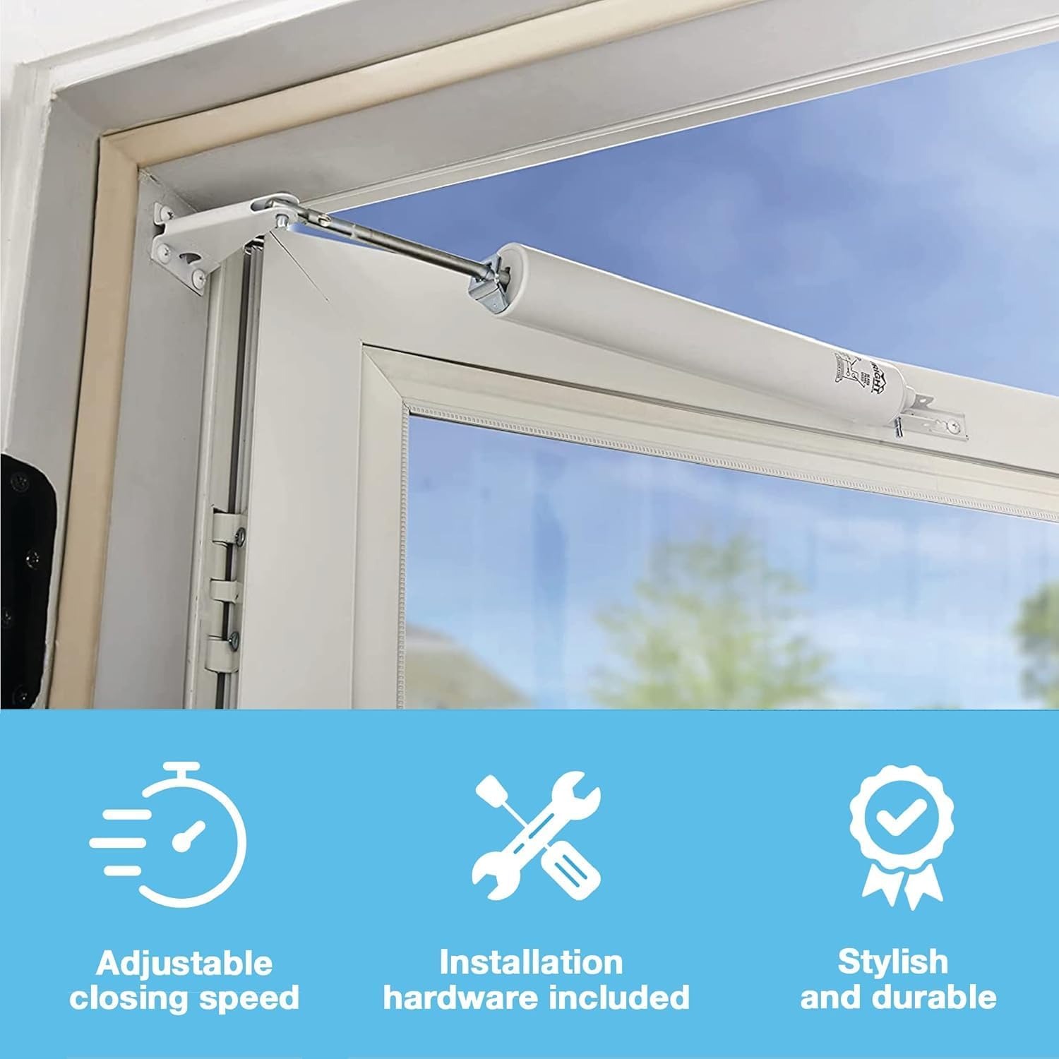 Wright Products Heavy Duty Pneumatic Storm Door Closer: image 4