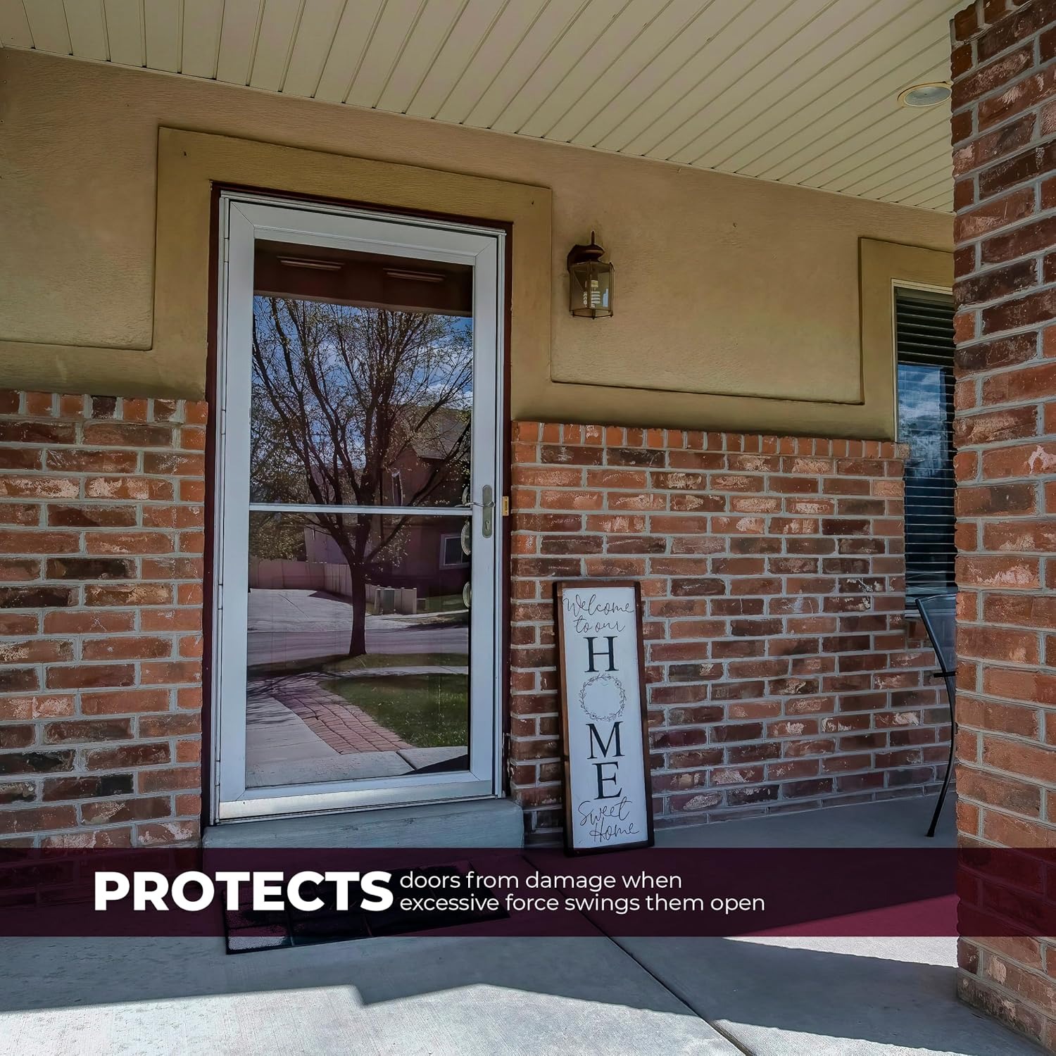 Storm Door Chain and Spring Wind Guard Kit: image 4