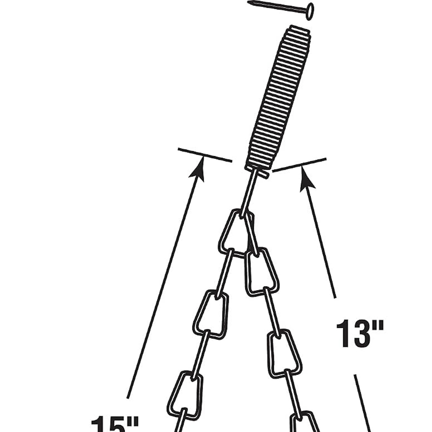 Storm Door Chain and Spring Wind Guard Kit: image 6