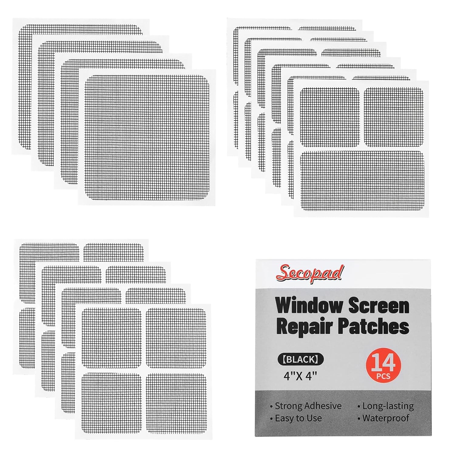 Screen Patch Tape, 14 Sheets
