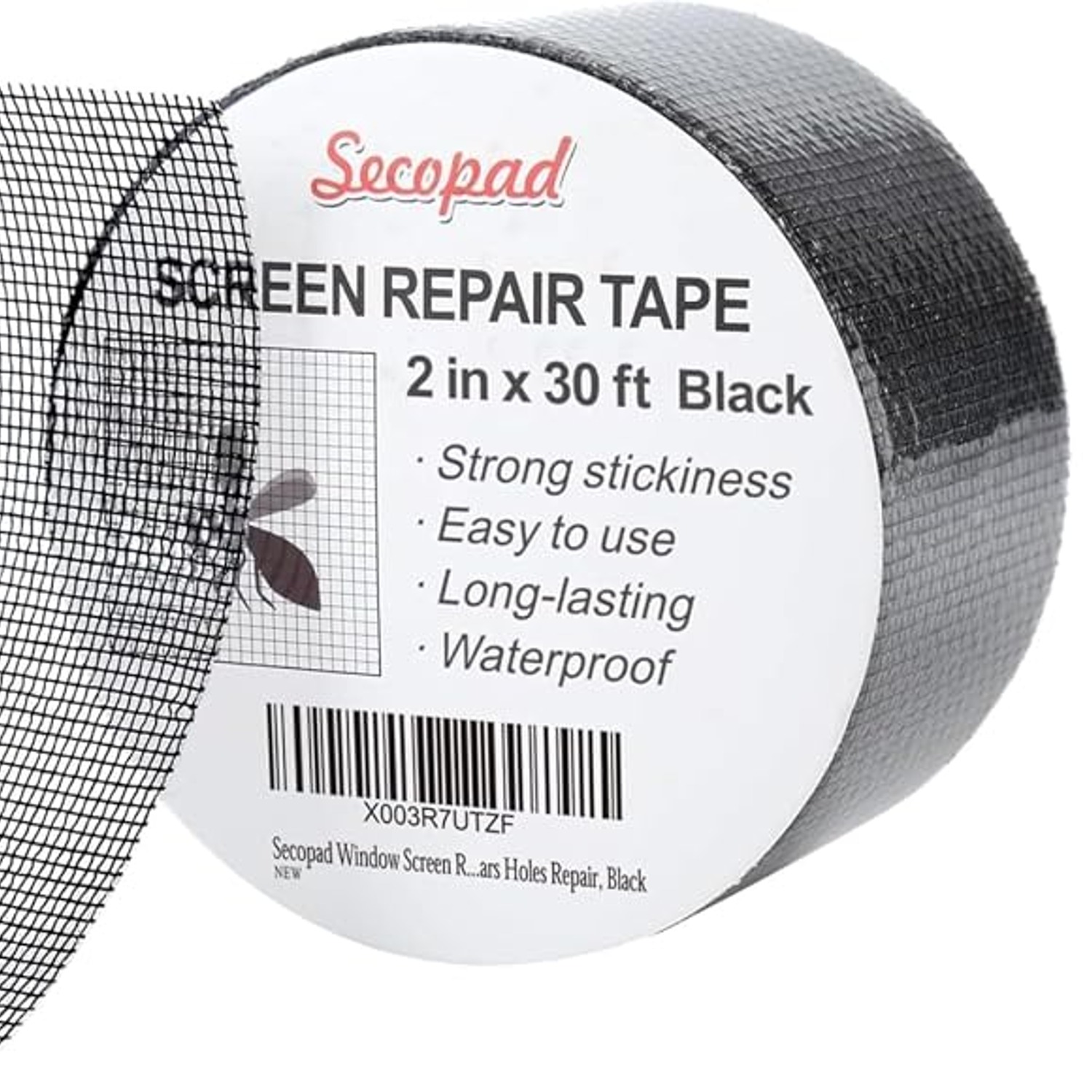 Screen Repair Tape 30 ft Black: image 2