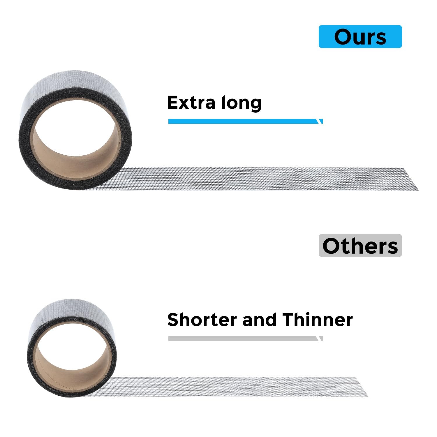 Screen Repair Tape 30 ft Black: image 7