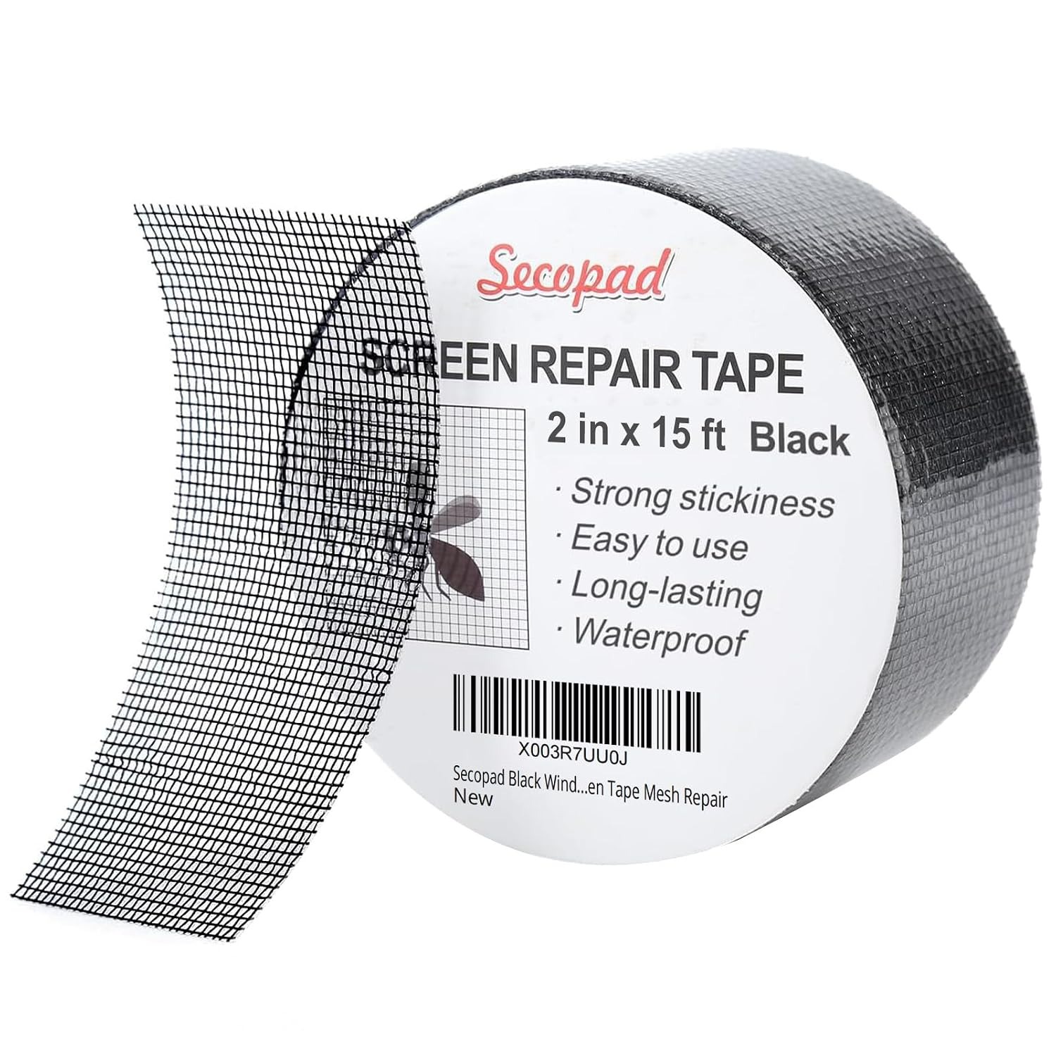 Screen Repair Tape 30 ft Black: image 9