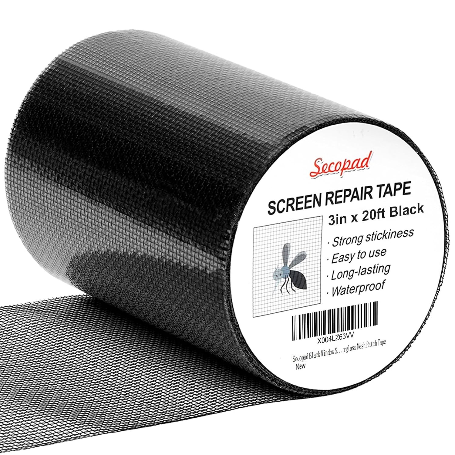 Screen Repair Tape 30 ft Black: image 10